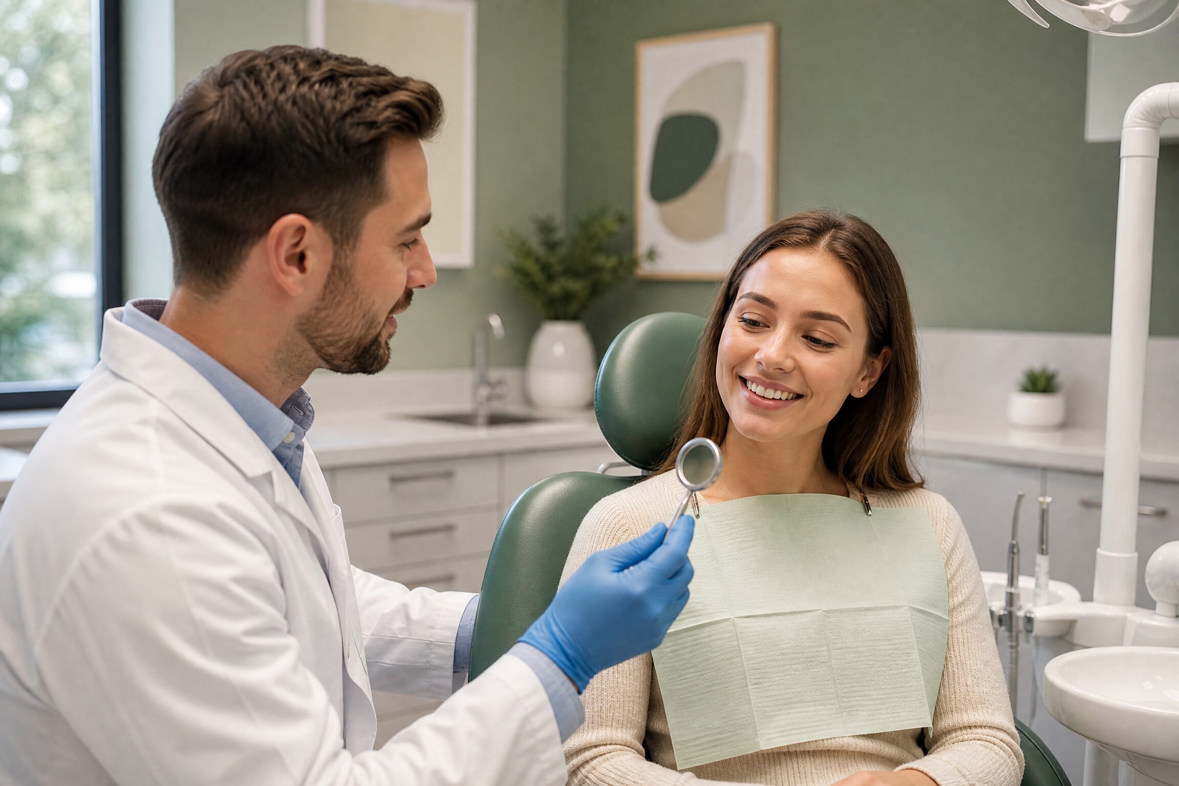 Cosmetic Bonding consultation at Carmel Family Dental