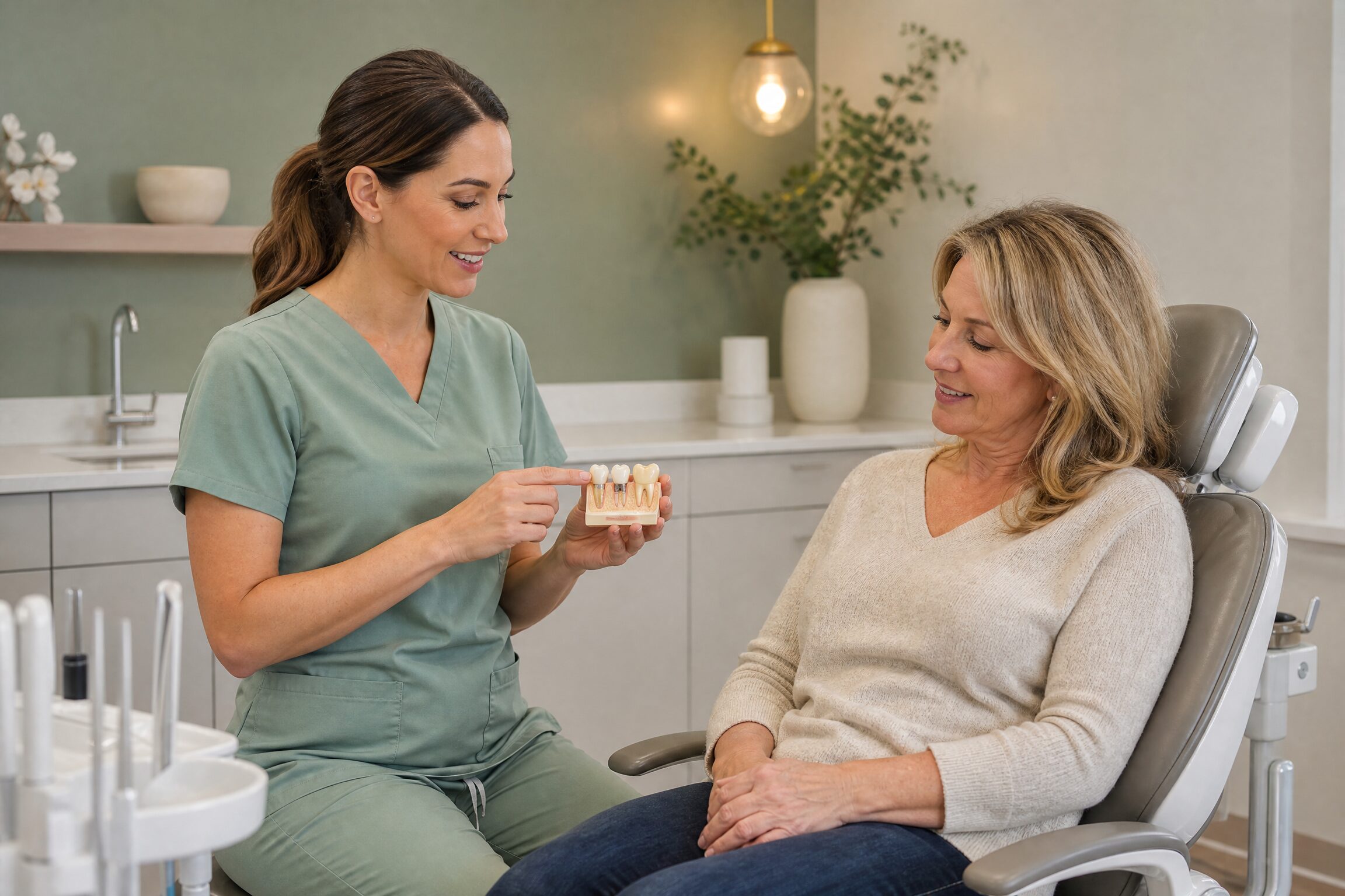 Dental Bridges consultation at Carmel Family Dental