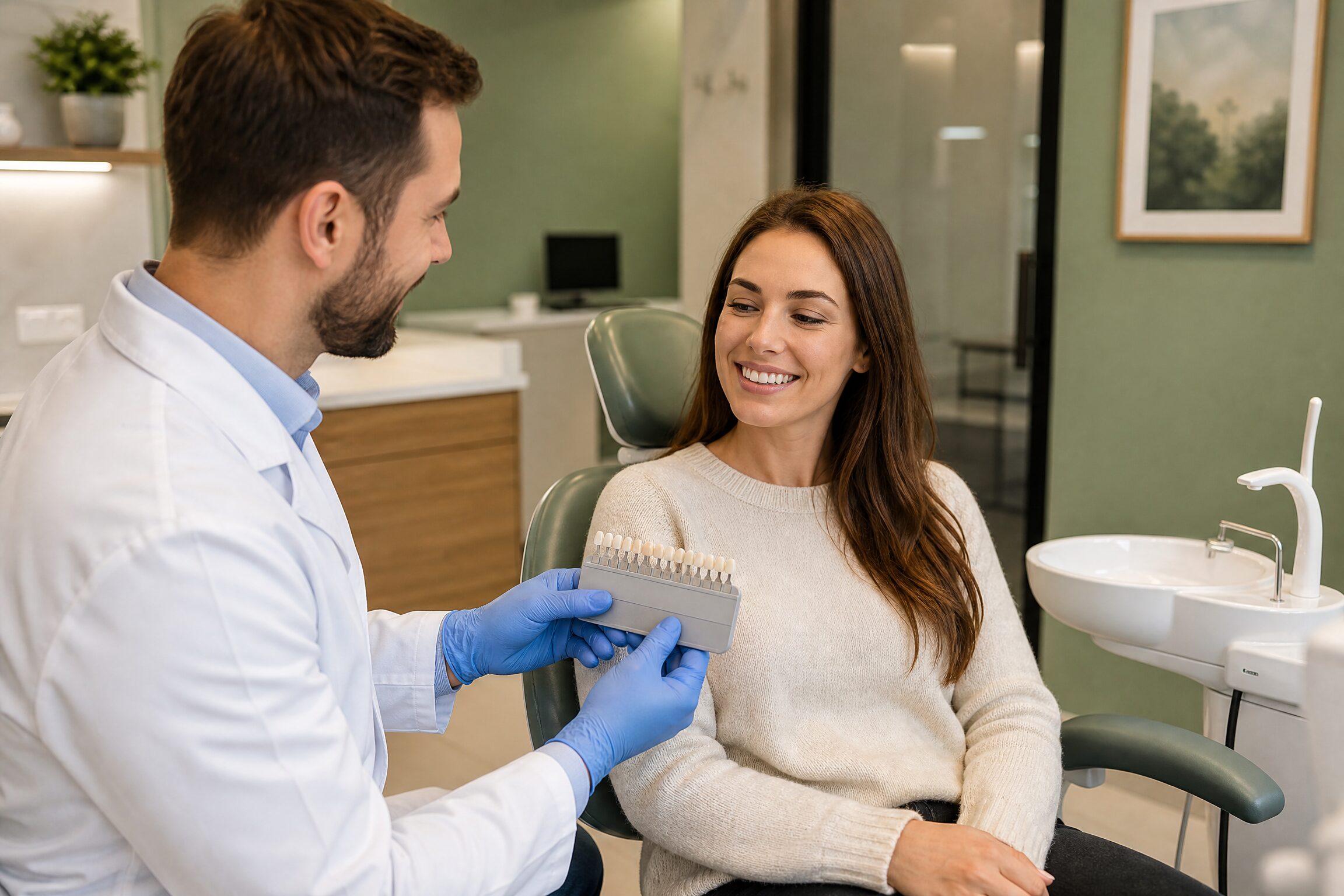 Dental Crowns consultation at Carmel Family Dental