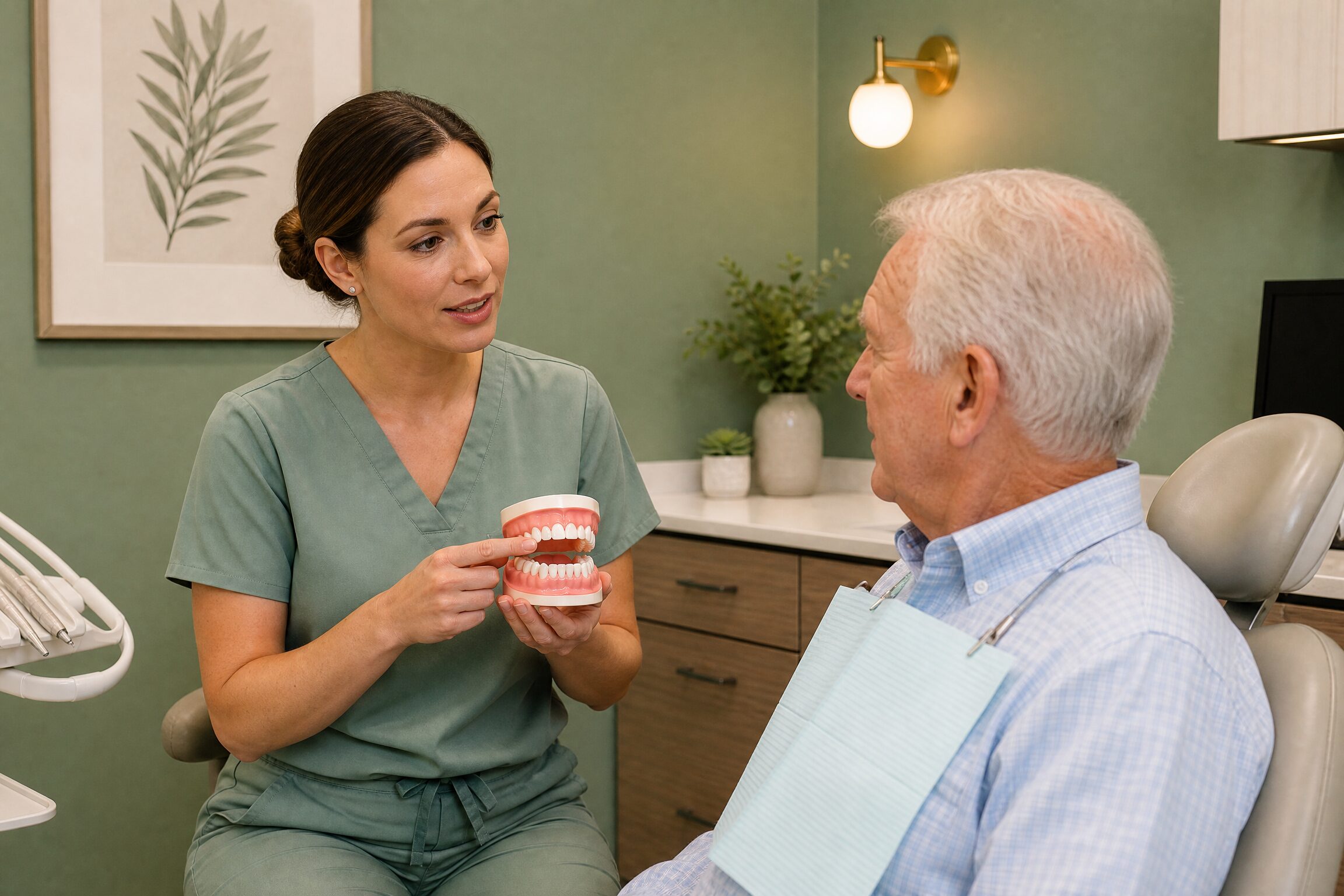 Full & Partial Dentures consultation at Carmel Family Dental