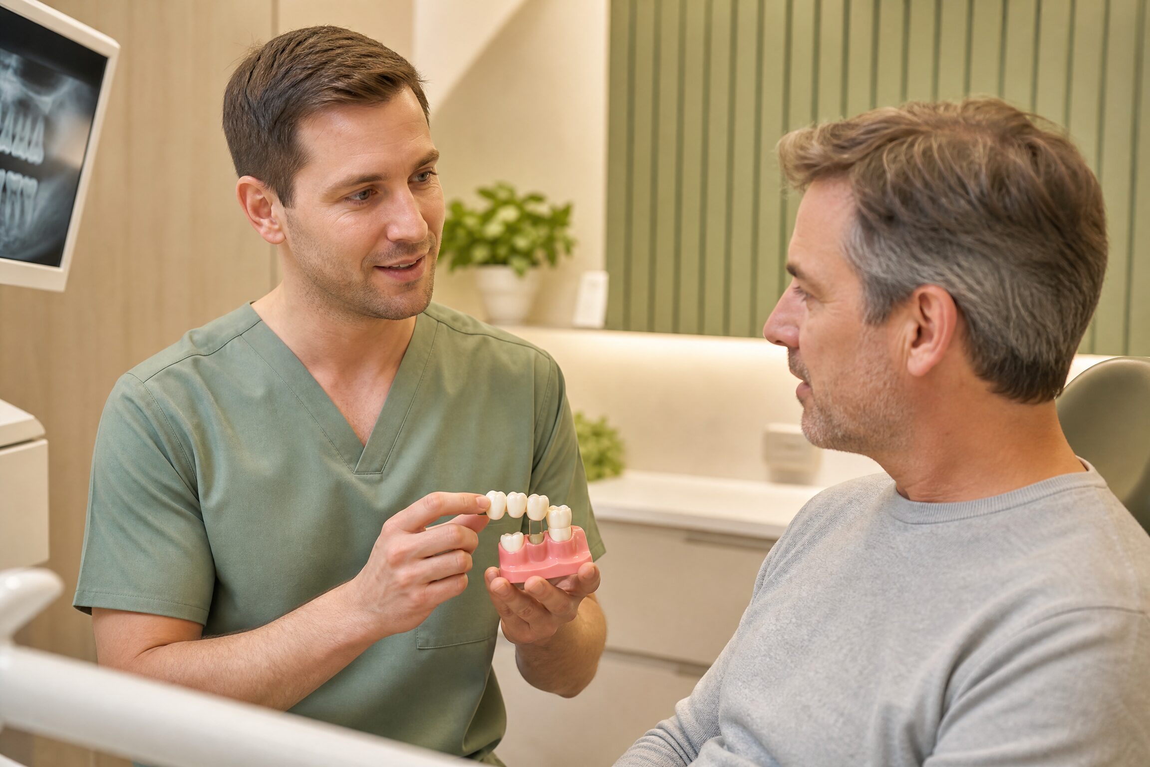 Dental bridge restoration at Carmel Family Dental Indianapolis