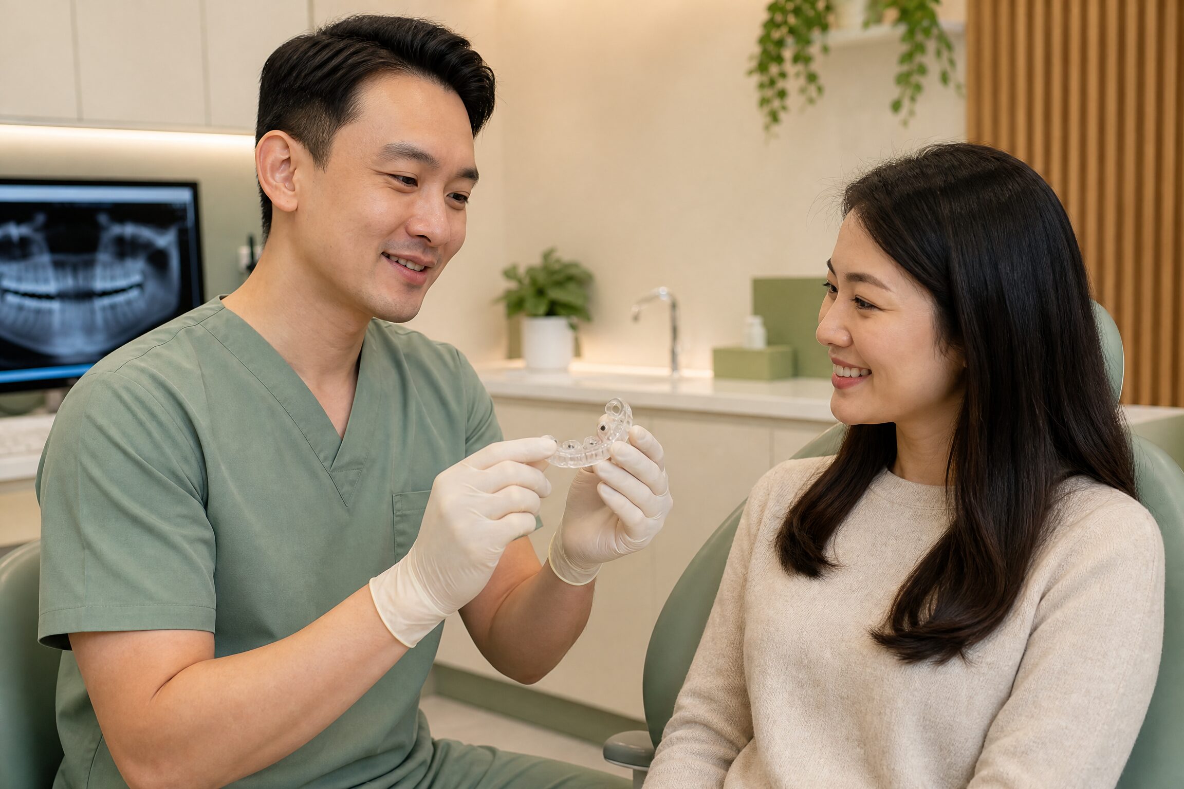 Custom surgical guide stent for guided implant surgery at Carmel Family Dental