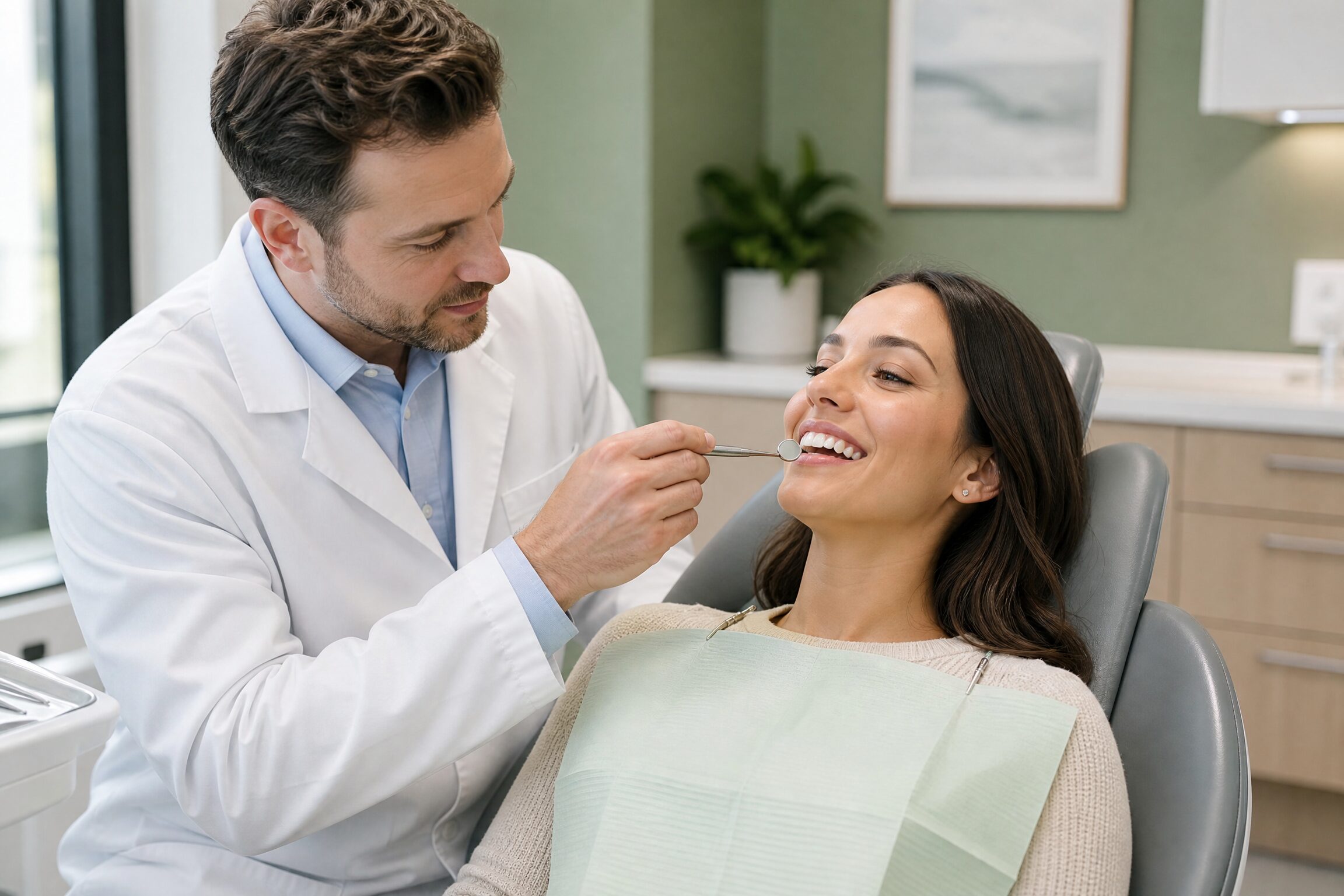 Gum Contouring consultation at Carmel Family Dental