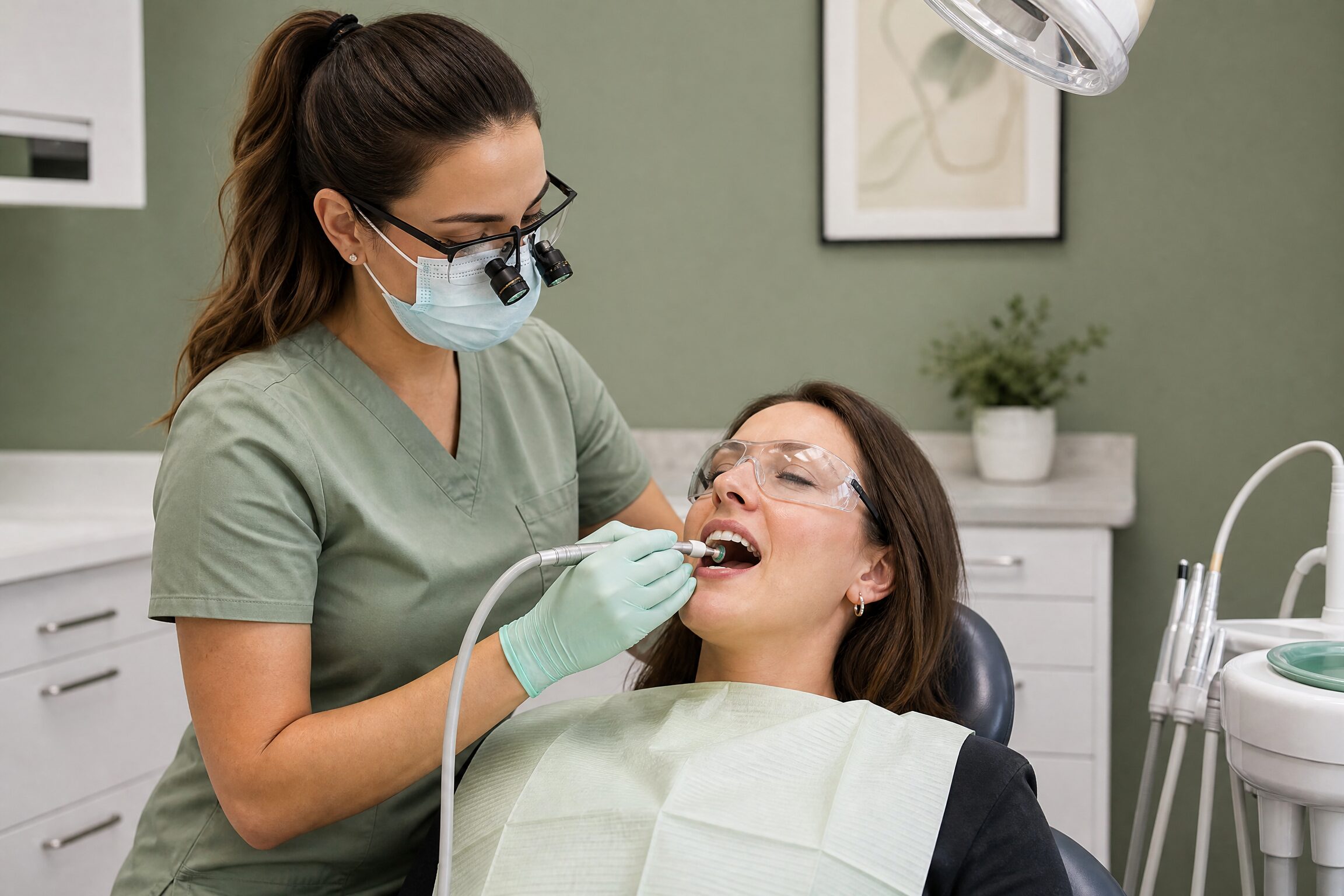 Healthy Adult Cleanings process