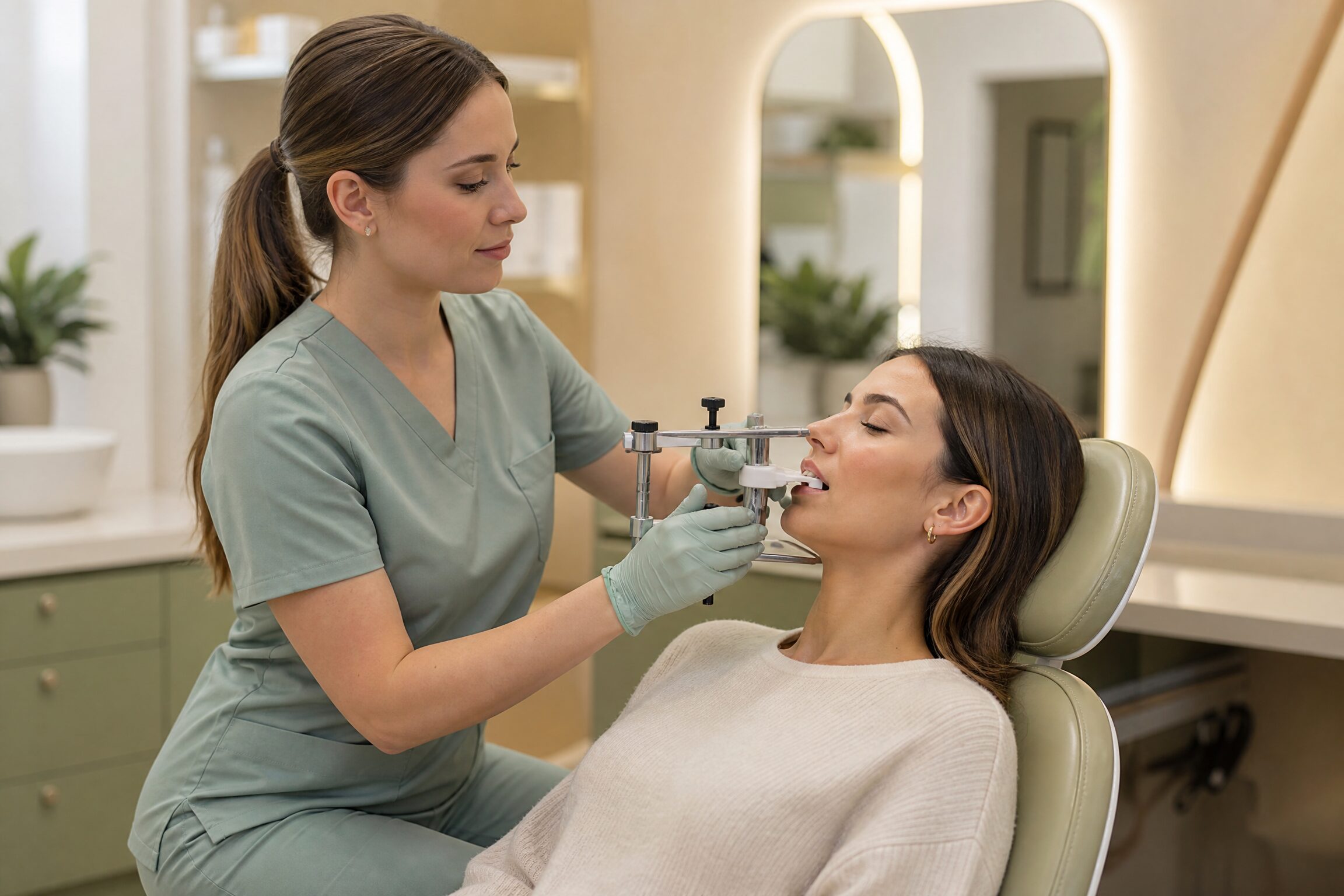 Occlusal adjustment for bite correction at Carmel Family Dental