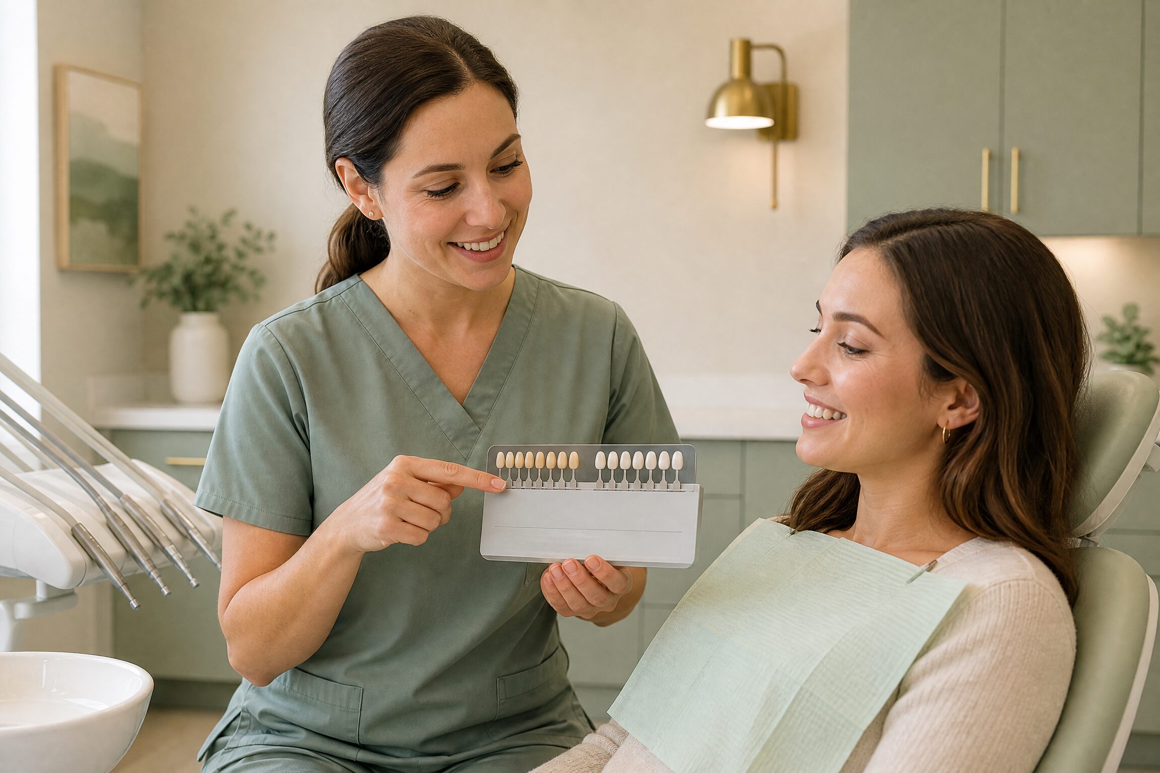 Professional Teeth Whitening process